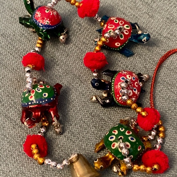 Lacquered Turtles Wall Door Hanging Garland Strand - Picture 4 of 8